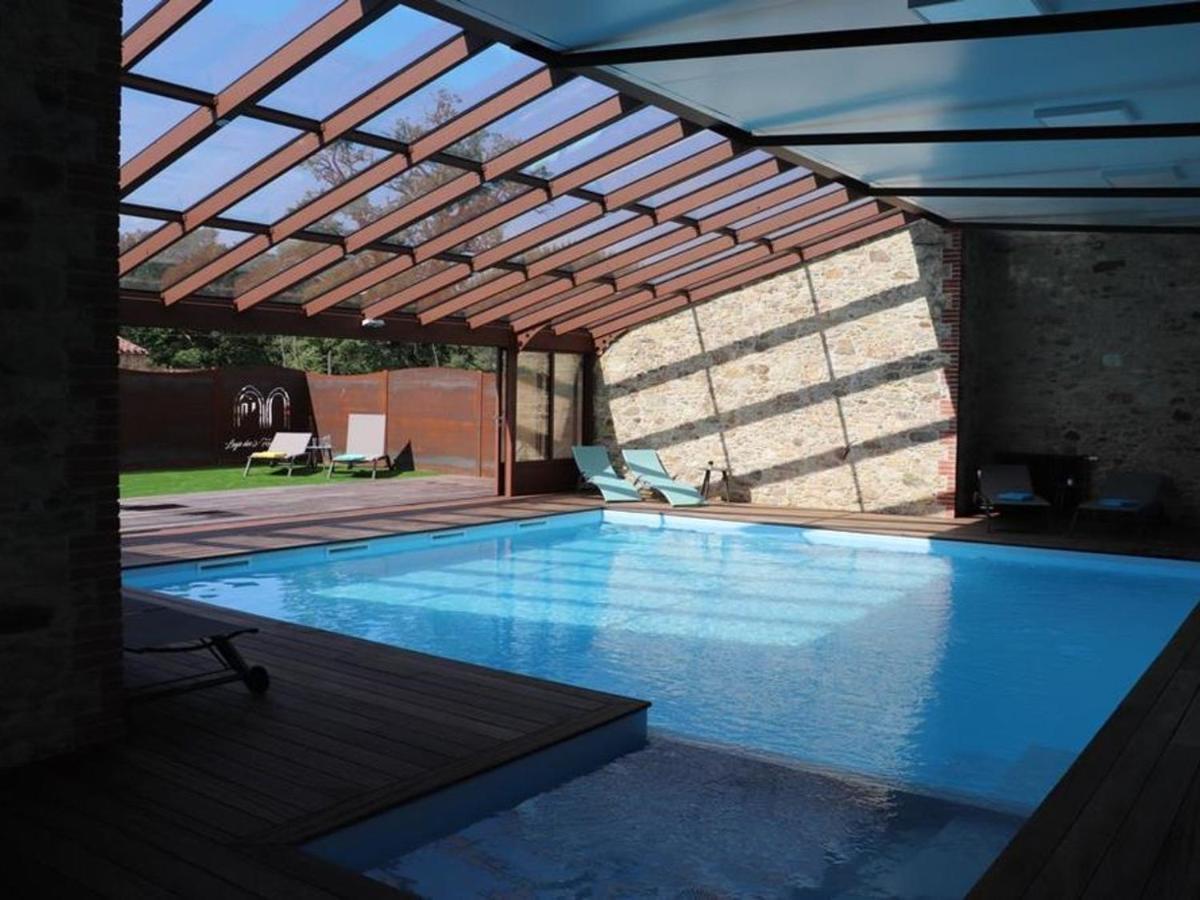 Gite 18Eme Renove Avec Piscine Couverte, Terrasse, Loisirs Et Wifi - 6 Pers. - Fr-1-426-432 Les Herbiers Eksteriør billede